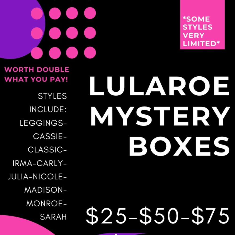 Lularoe mystery boxes!